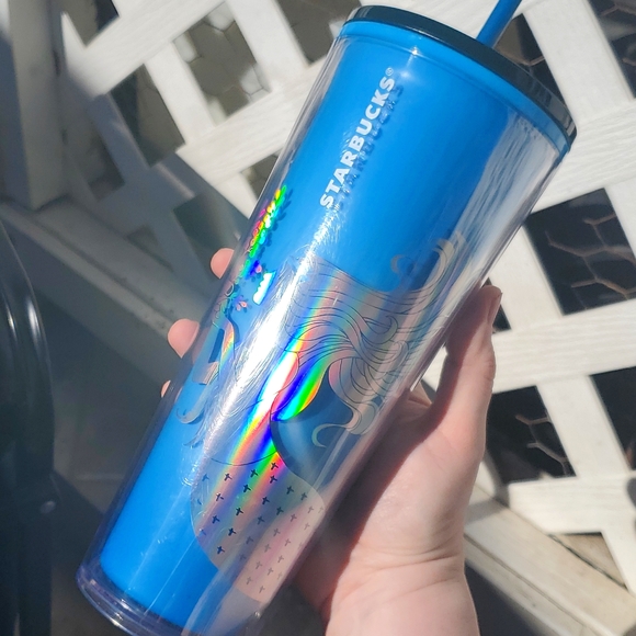 Holographic mermaid venti Tumbler